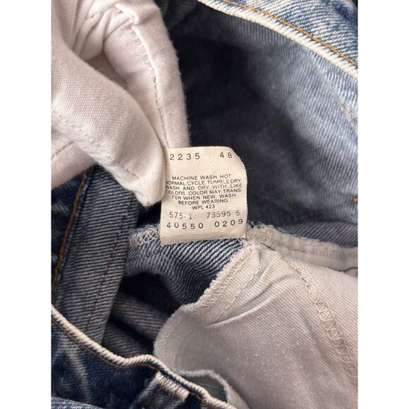 Vintage Levis Jeans 36 in x 28 in Mens 550 Made USA Acid Wash Denim - Picture 10 of 10